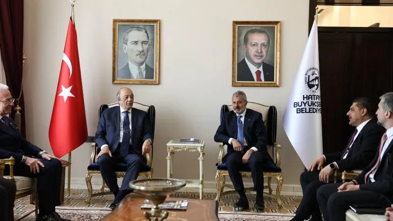 BAŞKAN ÖNTÜRK İŞ İNSANLARINI AĞIRLADI