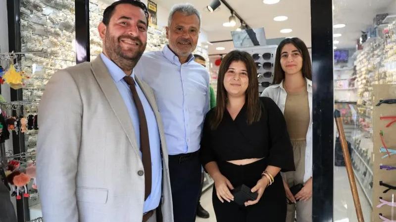 BAŞKAN ÖNTÜRK'TEN, SAMANDAĞ'INDA ESNAF ZİYARETİ 