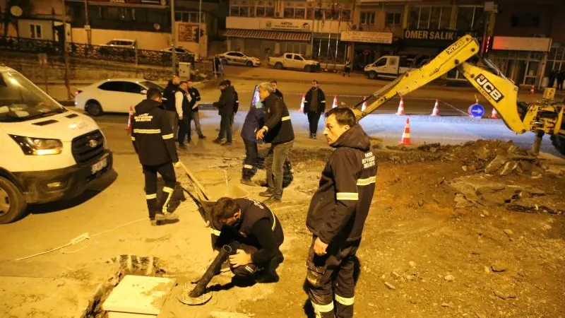 BELEN TRAFİĞİNE GECE YARISI OPERASYONU 