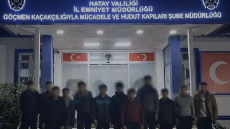 Belen'de 12 Yabancı Göçmen