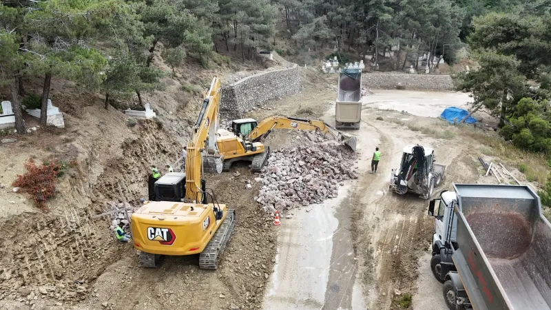 BELEN’DE İSTİNAT DUVARI ÇALIŞMASI