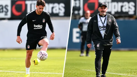 Beşiktaş Kocaelispor maçının hazırlıklarını sürdürdü