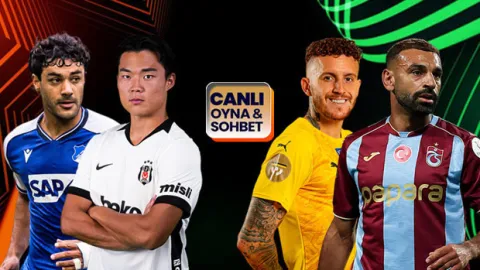 Beşiktaş ve Trabzonspor, Avrupa sahnesinde! Maçların heyecanı canlı sohbet ile Misli'de