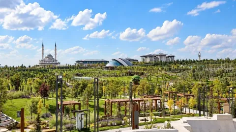 Beştepe Millet Ormanı açılıyor. Yaklaşık 92 futbol sahası büyüklüğünde