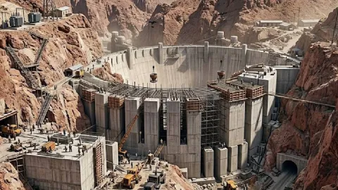 Betonu soğutmak için binlerce kilometrelik buz hattı çektiler: Tarihin en sıra dışı baraj inşaatı