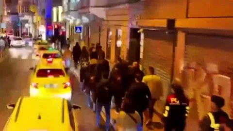 Beyoğlu'nda hanutçu, değnekçi, dilenci operasyonu