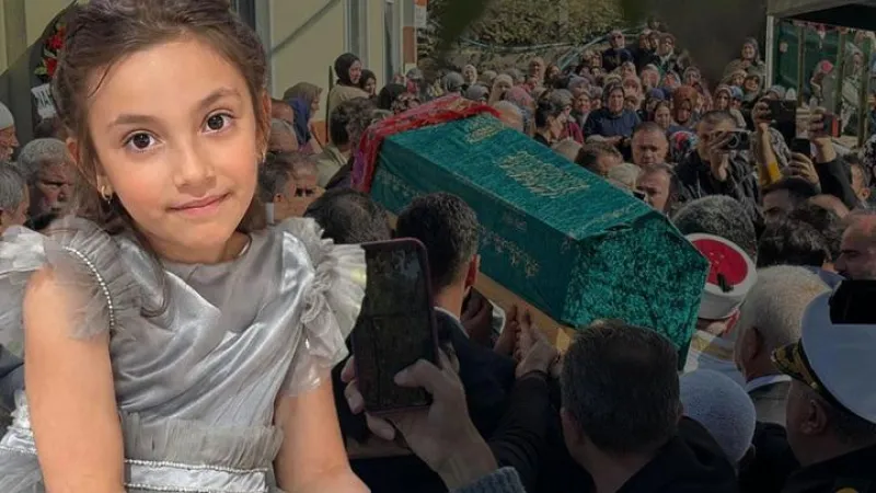 Bıçaklı saldırıda hayatını kaybetmişti: 10 yaşındaki Eslem'e son görev...