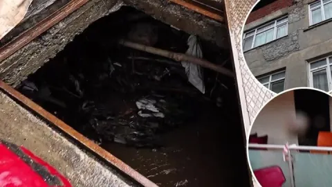 Bu iş yerinin altından dere geçiyor