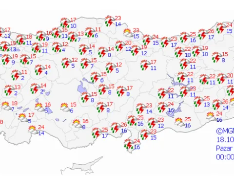 18 ilde sarı ve turuncu alarm! Fırtına uyarısı: 100 kilometre hıza ulaşacak - fotoğraf 5