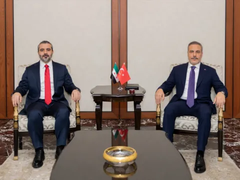 Bakan Fidan Suriyeli mevkidaşı ile görüştü - fotoğraf 1