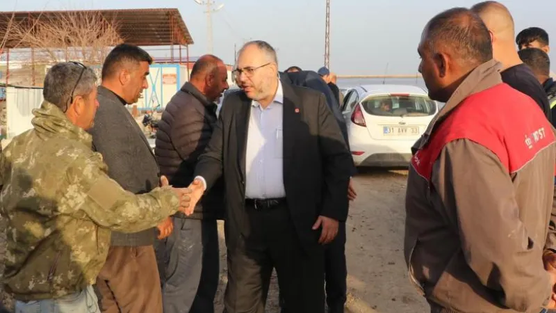 ÇALIŞKAN'DAN HATAY'DA SEL ÖNERGESİ