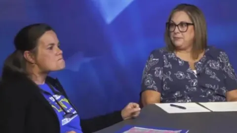 Canlı yayına sarhoş çıkan kadın siyasetçi rakiplerini tehdit etti
