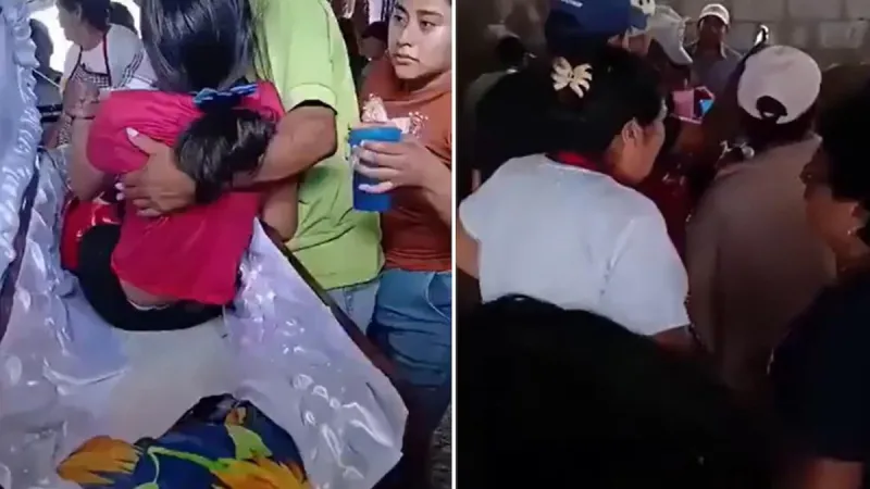 Cenazede akılalmaz olay! Bir anda tabuttan çıkıp bakın ne istedi