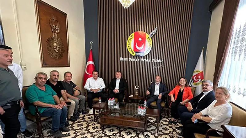 CHP Heyetinden İskenderun Gazeteciler Cemiyeti’ne Ziyaret