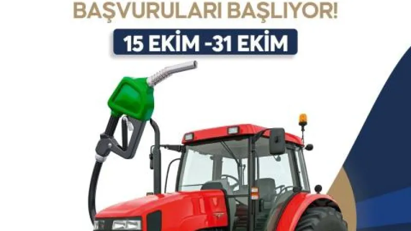 ÇİFTÇİLERE MAZOT DESTEĞİ