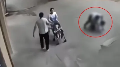 Çin'de çocuklarının gözü önünde anneye cinsel saldırı girişimi