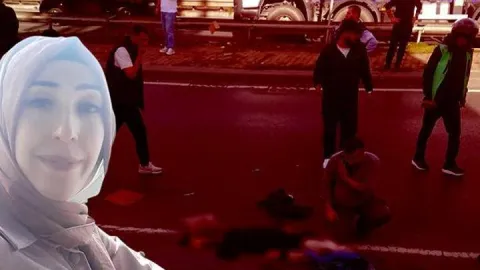 Çocuklarını kurtardı: Minibüsün altında kalıp öldü