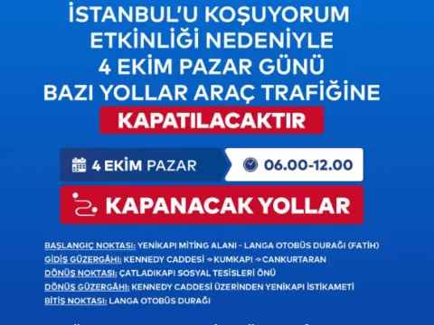 İstanbul’da bugün bazı yollar trafiğe kapatılacak: Saat 06.00’da başlıyor - fotoğraf 3