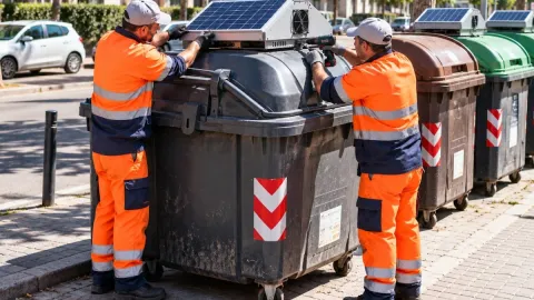 Çöp konteynerlerinde yeni dönem başladı: Kötü koku artık tarihe karışıyor