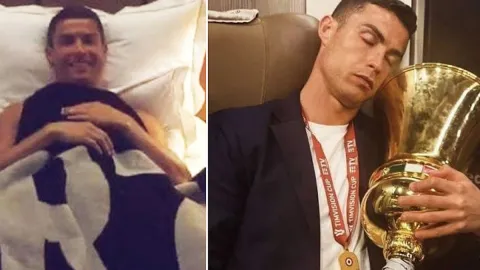 Cristiano Ronaldo'nun uyku sırrı ortaya çıktı: Günde 5 kez uyku ve 10 santimetrelik yatak