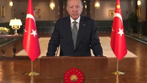 Cumhurbaşkanı Erdoğan'dan Cumhuriyet Bayramı mesajı: 'Türkiye Yüzyılı'na yürüyoruz