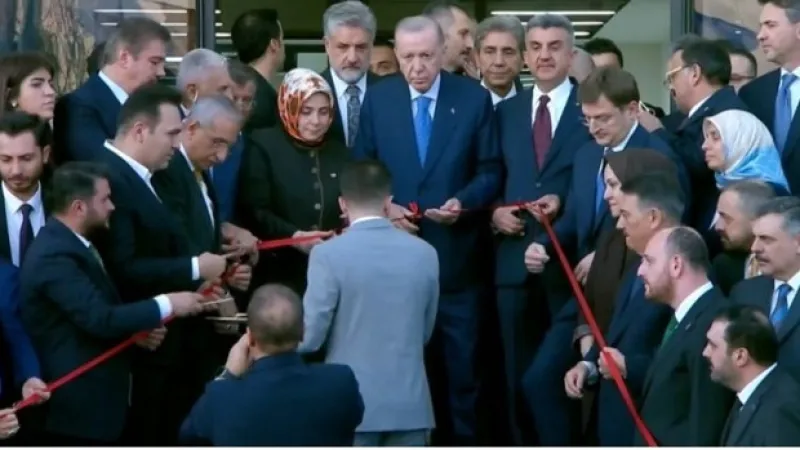 Cumhurbaşkanı Erdoğan’ın katılımıyla AK Parti Şanlıurfa İl Başkanlığı açıldı