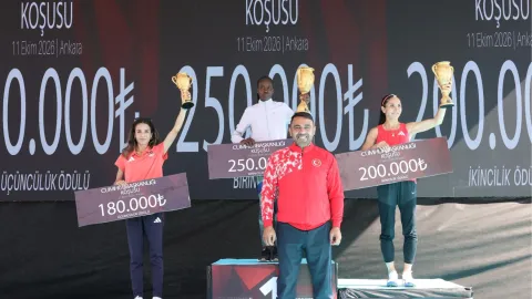 Cumhurbaşkanlığı Yarı Maratonu tamamlandı
