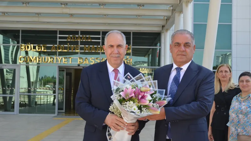 CUMHURİYET BAŞSAVCI AHMET ÇELİKKOL GÖREVİNE BAŞLADI