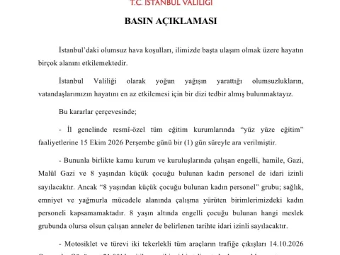 İstanbul’dan sonra bir ‘okul tatili’ haberi daha - fotoğraf 2