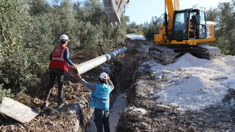 DEFNE DURSUNLU’DA SU KAPASİTESİ ARTIRILDI