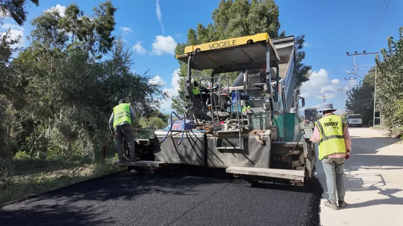 DEFNE İLÇESİNDE 8 MAHALLEYİ KAPSAYAN YOL ÇALIŞMASI