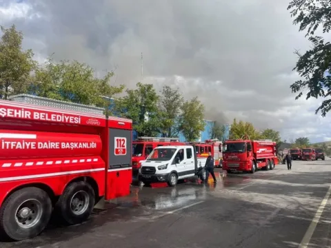 Gaziantep'te pamuk fabrikasında yangın - fotoğraf 3