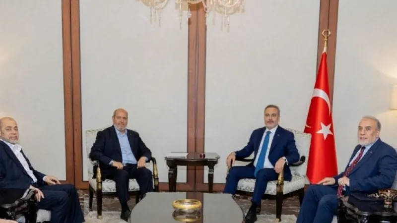 Dışişleri Bakanı Fidan, Hamas Siyasi Büro Şefi Hayye ve beraberindeki heyeti kabul etti