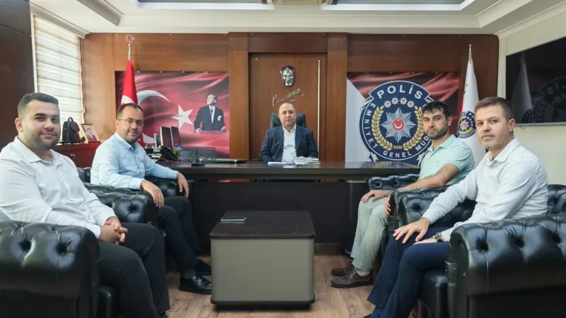 Diyanet-Sen’den İskenderun İlçe Emniyet Müdürü Ekici'ye Ziyaret