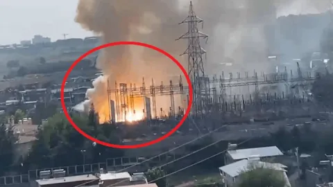 Diyarbakır'da ana trafo merkezinde korkutan patlama! Kent karanlığa gömüldü