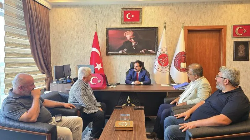 DÖRTYOL CUMHURİYET BAŞSAVCISI TANER GÜL’E HAYIRLI OLSUN ZİYARETİ