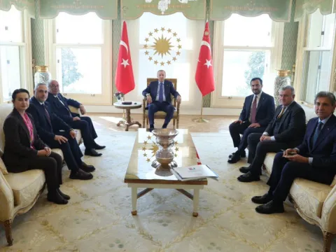 Cumhurbaşkanı Erdoğan, İstanbul'da ilçe belediye başkan ve başkanvekillerini kabul etti - fotoğraf 4