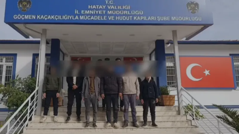 Düzensiz Göçmenler Kırıkhan-Hassa Yolunda Yakalandı