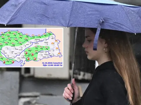 Meteoroloji saat verdi! 2 kent için "sarı" alarm! 7 bölgede yağış var - fotoğraf 1