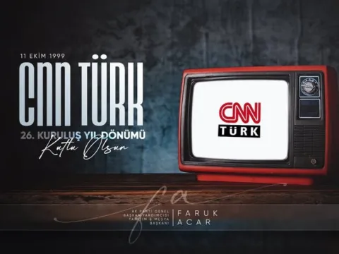 AK Parti Sözcüsü Ömer Çelik CNN Türk’ün 26. yılını kutladı - fotoğraf 4