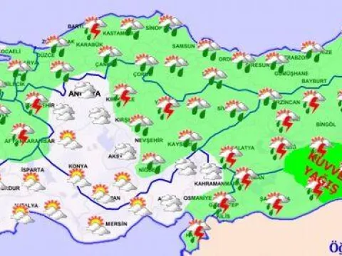 Kuvvetli sağanak yağmur uyarısı! 21 ile sarı kod - fotoğraf 2