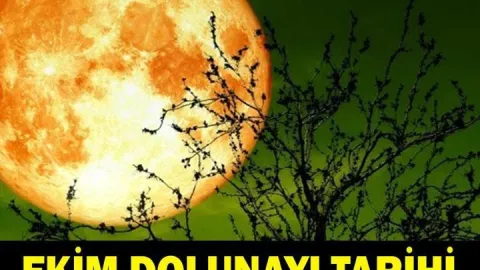 EKİM DOLUNAYI TARİHİ 2026: Avcı Dolunayı Ne Zaman, Saat Kaçta, Hangi Gün? İşte Ekim Dolunayı Tarihi