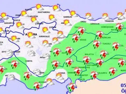 5 bölge için sağanak yağmur uyarısı - fotoğraf 2