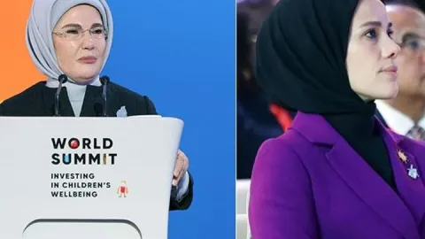Emine Erdoğan ve Esra Albayrak'tan Özbekistan'da açıklamalar: Çocuklar bizim en önemli meselemiz