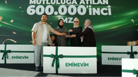 Eminevim’den 600 bininci  teslimat