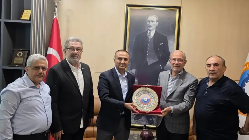 EMNİYET MÜDÜRÜ GÜNEŞ'TEN İSKENDERUN OSB YÖNETİMİNE VEDA ZİYARETİ
