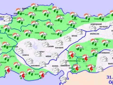 Meteoroloji saat verdi! 2 kent için "sarı" alarm! 7 bölgede yağış var - fotoğraf 4