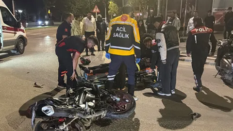 Eskişehir’de 2 motosiklet çarpıştı: 2 ağır yaralı