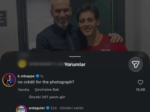 Arda Güler fotoğraf paylaştı! Mbappe'nin cevabı olay oldu - fotoğraf 3