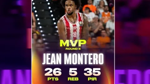 EuroLeague'de haftanın MVP'si Jean Montero oldu